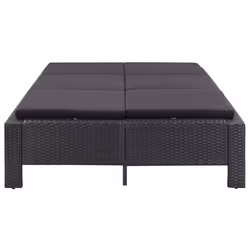 VidaXL 46241 lit d’extérieur Noir