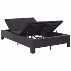 VidaXL 46241 lit d'extérieur Noir - Vue supplémentaire 6