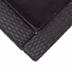 VidaXL 46241 lit d'extérieur Noir - Vue supplémentaire 8