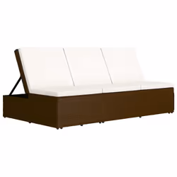 VidaXL 46243 lit d'extérieur Marron, Crème, Blanc - Vue supplémentaire 3