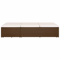 VidaXL 46243 lit d'extérieur Marron, Crème, Blanc - Vue supplémentaire 7