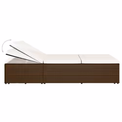 VidaXL 46243 lit d'extérieur Marron, Crème, Blanc - Vue supplémentaire 8
