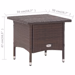 VidaXL 46251 table de jardin Marron - Vue supplémentaire 5
