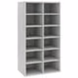 vidaXL Étagère à chaussures Gris béton 54x34x100,5 cm Bois ingénierie - TU