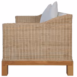 VidaXL 278615 canapé 3 siège(s) Crème, Naturel, Blanc - Vue supplémentaire 6