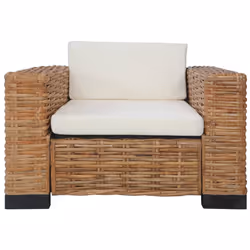 VidaXL 278624 canapé 3 siège(s) Marron, Crème, Blanc