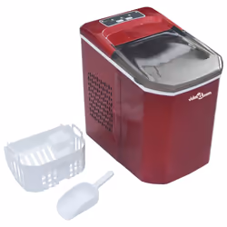 VidaXL 51099 machine à glaçons Machine à glaçon portable 15 kg/24h 112 W Rouge