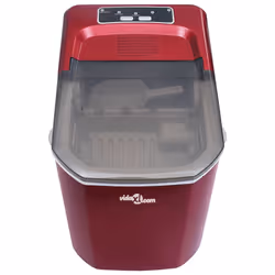 VidaXL 51099 machine à glaçons Machine à glaçon portable 15 kg/24h 112 W Rouge