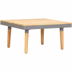 vidaXL Table basse de jardin 60x60x31,5 cm Bois solide d'acacia - TU