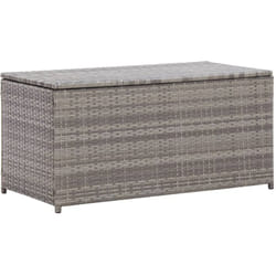 Vidaxl - Tronc extérieur élégant et résistant à Polyrattan 100x50x50 cm couleur : Gris