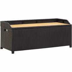 Description générale Êtes-vous à la recherche d'une solution de rangement extérieur attrayant et polyvalent ? Alors ce banc d ...