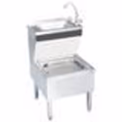 vidaXL Lavabo commercial de lavage des mains avec robinet Inox - TU