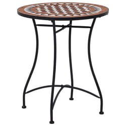 VidaXL 46713 table de jardin Noir, Crème