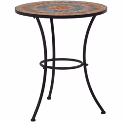 Cette table de mosaïque sera un excellent ajout à votre balcon ou jardin, servant de table basse pour placer vos boissons ou  ...