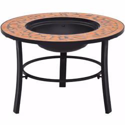 Ce foyer fera un atout décoratif et ajoutera à l'atmosphère de votre jardin ou décoration de patio, tout en vous réchauffant  ...