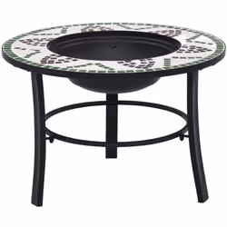 Ce foyer fera un atout décoratif et ajoutera à l'atmosphère de votre jardin ou décoration de patio, tout en vous réchauffant  ...