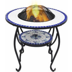 Vidaxl - Table de foyer mosaïque Bleu et blanc 68 cm Céramique