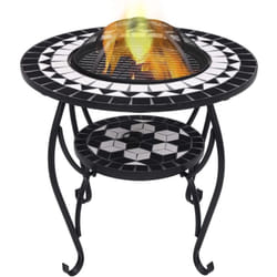 Vidaxl - Table de foyer mosaïque Noir et blanc 68 cm Céramique