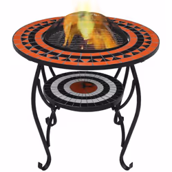 Ce foyer fera un atout décoratif et ajoutera à l'atmosphère de votre jardin ou décoration de patio, tout en vous réchauffant  ...