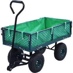 Doté d'une construction en acier durable et robuste, ce chariot à main est idéal pour un éventail de tâches de jardinage. Fab ...