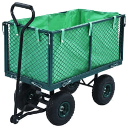 vidaXL Chariot à main de jardin Vert 350 kg - TU