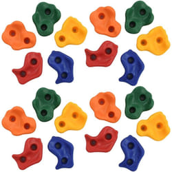 vidaXL 20 pcs Pierres d'escalade Multicolore PE