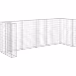 Ce panier en gabion est un excellent choix pour contenir vos poubelles dans votre jardin ou sur votre patio. Le gabion robust ...