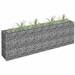 Description générale Ce lit surélevé à gabion vous permet de créer facilement une bordure sécurisée et élégante pour un parte ...