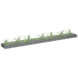 Vidaxl - Lit surélevé à gabion Acier galvanisé 270x30x10 cm
