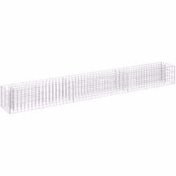 Ce lit surélevé à gabion vous permet de créer facilement une bordure sécurisée mais élégante pour un parterre de fleurs ou de ...