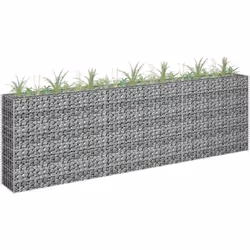 Ce lit surélevé à gabion vous permet de créer facilement une bordure sécurisée mais élégante pour un parterre de fleurs ou de ...