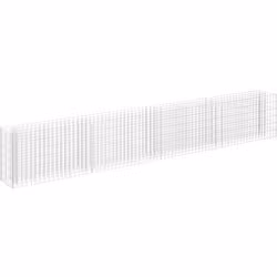Ce lit surélevé à gabion vous permet de créer facilement une bordure sécurisée mais élégante pour un parterre de fleurs ou de ...