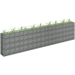 Vidaxl - Lit surélevé à gabion Acier galvanisé 360x30x90 cm