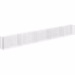 Ce lit surélevé à gabion vous permet de créer facilement une bordure sécurisée mais élégante pour un parterre de fleurs ou de ...