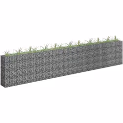 Ce lit surélevé à gabion vous permet de créer facilement une bordure sécurisée mais élégante pour un parterre de fleurs ou de ...
