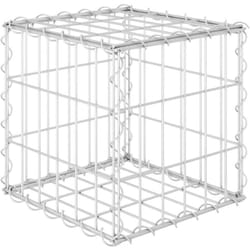 Vidaxl - Lit surélevé cube à gabion Fil d'acier 30x30x30 cm