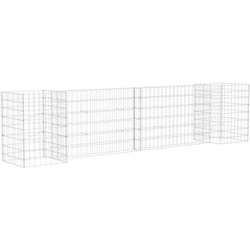 Vidaxl - Jardinière à gabion en h Fil d'acier 260x40x60 cm