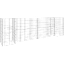 Vidaxl - Jardinière à gabion en h Fil d'acier 260x40x80 cm
