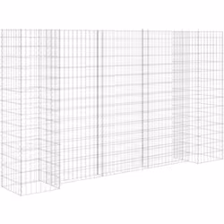 Cette jardinière à gabion vous permet de créer facilement une bordure sécurisée mais élégante pour un parterre de fleurs et d ...