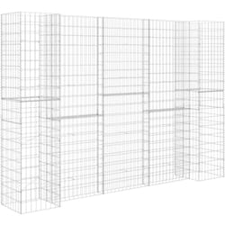 Vidaxl - Jardinière à gabion en h Fil d'acier 260x40x200 cm