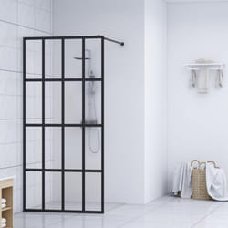 Vidaxl - cran de douche Verre trempé transparent 80x195 cm