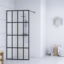 Vidaxl - cran de douche Verre trempé transparent 118x190 cm