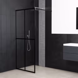 Apportez un air d'esthétique industrielle à votre salle de bain avec cet écran de douche moderne ! Il offre un style exquis a ...