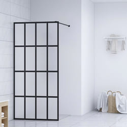 vidaXL Écran de douche Verre trempé dépoli 80x195 cm - TU