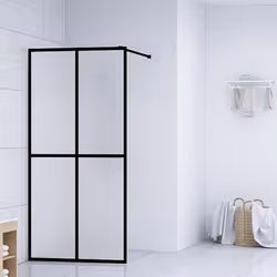 vidaXL Écran de douche Verre trempé dépoli 80x195 cm - TU