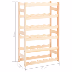 VidaXL 286194 porte-bouteilles Bois - Vue supplémentaire 6