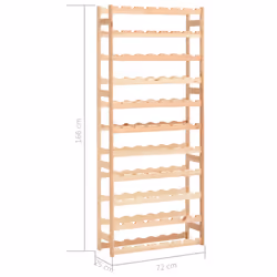 VidaXL 286197 porte-bouteilles Bois - Vue supplémentaire 7