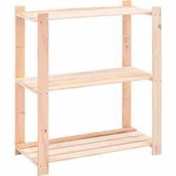 Notre étagère de rangement en bois massif est une solution idéale pour l'entreposage domestique et commercial, comme dans la  ...