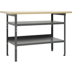 Vidaxl - tabli Gris 120x60x85 cm Acier