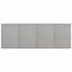vidaXL Panneaux à chevilles muraux 4 pcs 40x58 cm Acier
